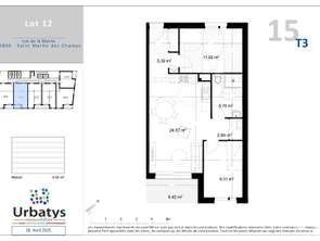 Vente Appartement 3 piècesSaint-Martin-des-Champs