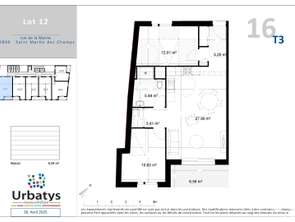 Vente Appartement 3 piècesSaint-Martin-des-Champs