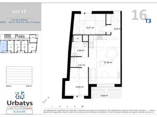 Vente appartement 3 pièces