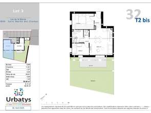 Vente Appartement 3 piècesSaint-Martin-des-Champs