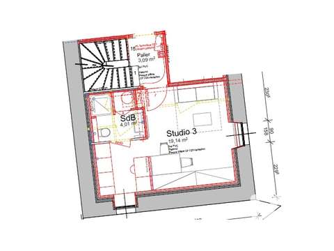 Vente appartement 1 pièce