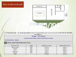 Vente appartement 2 pièces