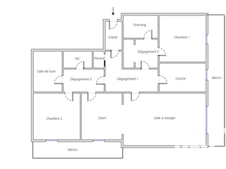 Vente appartement 3 pièces