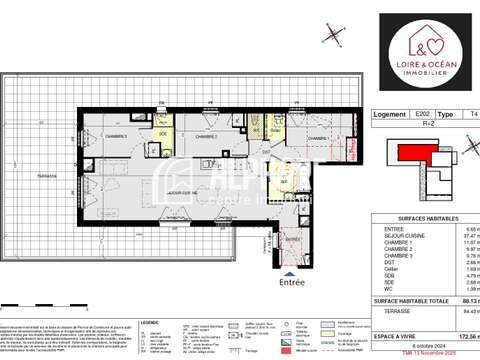 Vente appartement 4 pièces