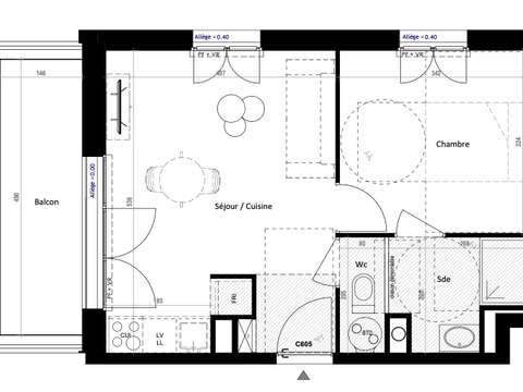 Vente appartement 2 pièces