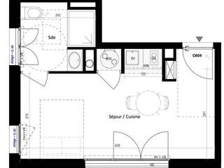 Vente appartement 1 pièce