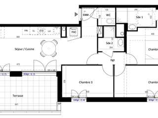 Vente appartement 4 pièces