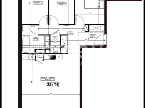 Vente appartement 4 pièces Vente appartement 4 pièces