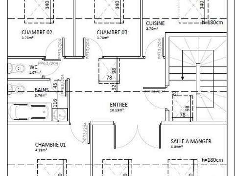 Vente appartement 3 pièces Saint-Nazaire 44