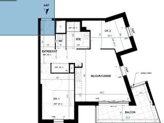 Vente appartement 3 pièces