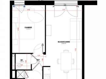 Vente appartement 2 pièces Vente appartement 2 pièces