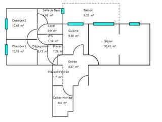 Vente appartement 4 pièces
