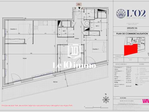 Vente appartement 2 pièces