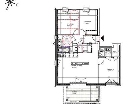 Vente appartement 4 pièces Saint-Paul-de-Varces 38