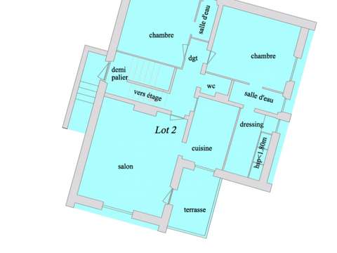 Vente appartement 3 pièces