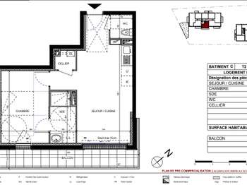 Vente appartement 2 pièces