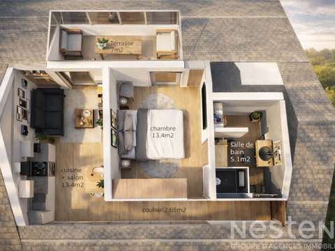 Vente Chambre 2 pièces Saint-Pierre-Quiberon 56