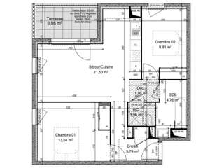 Vente appartement 3 pièces Vente appartement 3 pièces