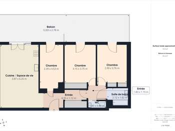 Vente appartement 4 pièces