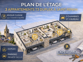 Vente appartement 3 pièces