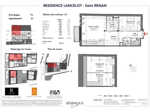 Vente appartement 3 pièces
