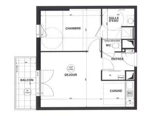 Vente appartement 2 pièces