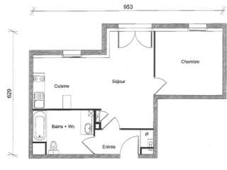 Vente appartement 2 pièces