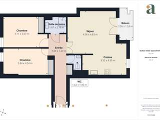 Vente appartement 3 pièces