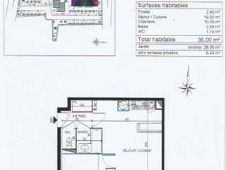 Vente appartement 2 pièces