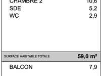 Vente appartement 3 pièces
