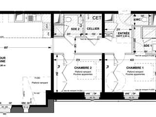 Vente appartement 3 pièces