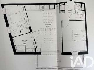 Vente appartement 3 pièces