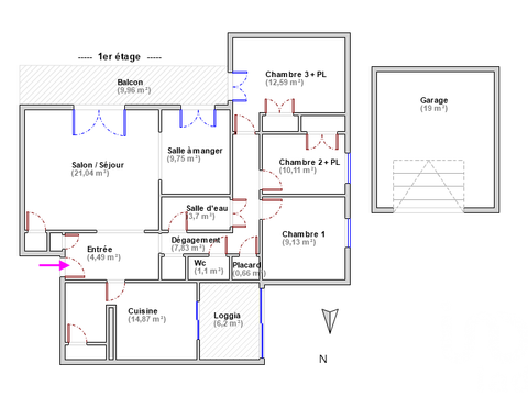 Vente appartement 5 pièces