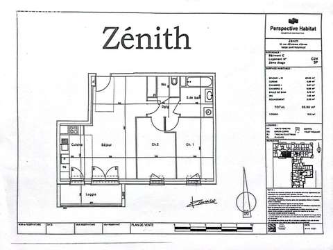 Vente appartement 3 pièces