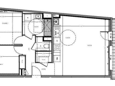 Vente appartement 3 pièces Sassenage 38