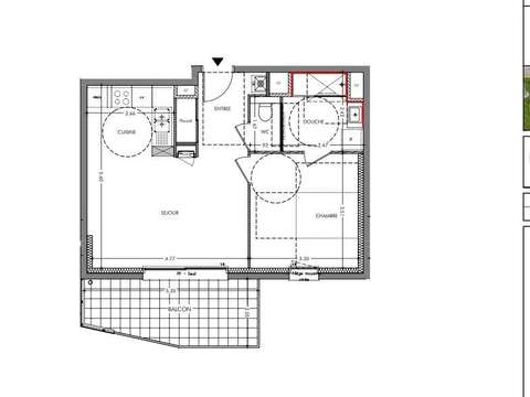 Vente appartement 2 pièces