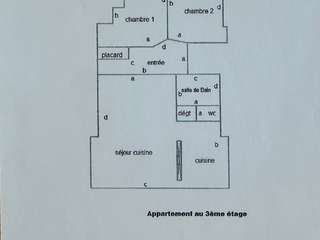 Vente appartement 3 pièces