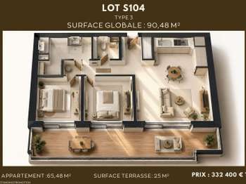 Vente appartement 6 pièces Vente appartement 6 pièces