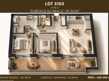 Vente appartement 6 pièces Vente appartement 6 pièces