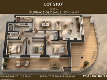 Vente appartement 8 pièces Vente appartement 8 pièces