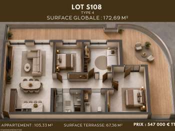 Vente appartement 8 pièces Vente appartement 8 pièces