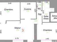 Vente appartement 3 pièces Vente appartement 3 pièces