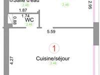 Vente appartement 2 pièces