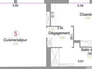 Vente appartement 2 pièces