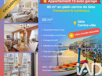 Vente Appartement 3 piècesSète