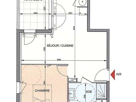 Vente appartement 2 pièces
