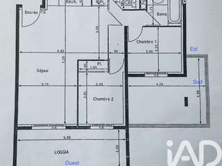 Vente appartement 3 pièces
