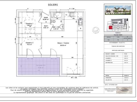 Vente appartement 3 pièces