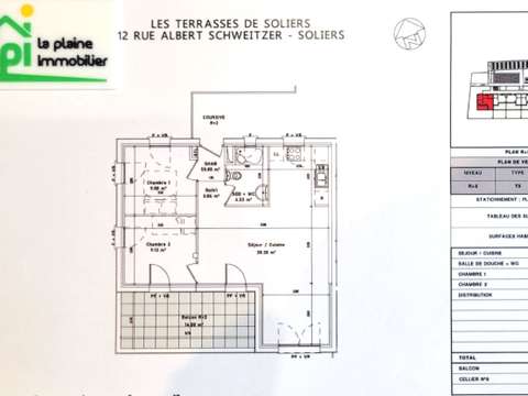 Vente appartement 3 pièces