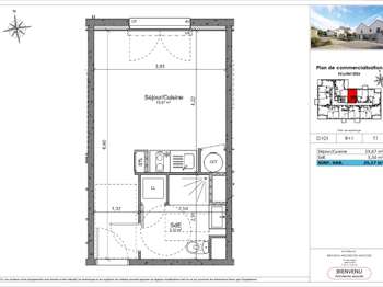 Vente appartement 1 pièce Vente appartement 1 pièce